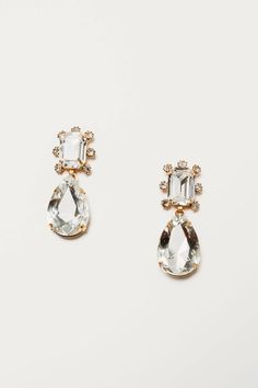 Kelly Earrings – Elizabeth Cole Jewelry Never Getting Married, Glamorous Jewelry, Elizabeth Cole, 24kt Gold, Drop Earring, How Can, Swarovski Crystals, Wedding Planning, Gold Plate