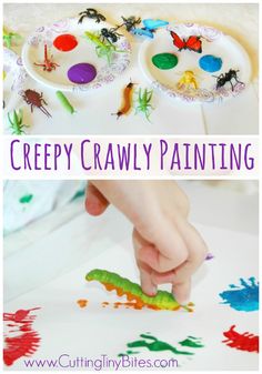 this is an easy and fun craft for kids to do while they are in the process of painting