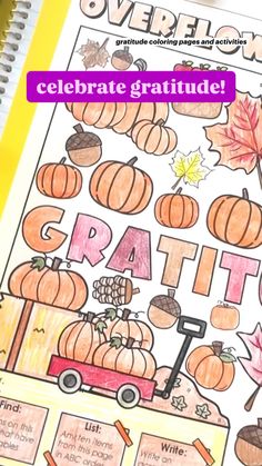 🧡💛 New Gratitude Doodle Thinkers are just what you need to easily bring gratitude into your classroom this month and beyond! Highly engaging, just print and go! With both seasonal and no seasonal pages included this set goes beyond just November! Gratitude Doodle, Abc Order