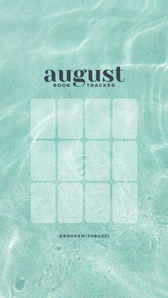 an image of the cover of august book, looking through it's glassy water