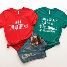 This Cute Christmas Matching graphic shirt is the most thoughtful way to show your appreciation for your boyfriend/girlfriend or wife/husband as a Christmas gift this coming holiday season. How To Order  1. Kindly check and review all photos for your reference. 2. Choose your t-shirt size. 3. Choose your t-shirt color 4. Click add to cart when done. 5. If you need more than 1 shirt, please go back and add more. 6. Click "Proceed to check out." 7. If you have any questions, please get in touch wi Fun Christmas Shirts, Funny Santa Shirts, Santa I Know Him, Couples Christmas, Elf Shirt, Matching Christmas Shirts, Couple Christmas, Matching Couple Shirts, Santa Shirts