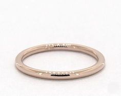 14K Rose Gold Slightly Rounded Wedding Ring. This delicate rounded wire wedding ring matches beautifully with our engagement ring 17158, you can wear one or two (one on each side of the engagement ring) either option will look beautiful. Wedding 14k Rose Gold Stackable Rings, 14k Rose Gold Stackable Wedding Rings, 14k Rose Gold Stackable Rings For Wedding, Formal Rose Gold Solitaire Stackable Rings, Rose Gold Stackable Rings With Simple Design, Wedding Band With Smooth Bezel, Delicate Rose Gold Stackable Rings With Round Band, Simple Design Rose Gold Round Band, Rose Gold Simple Rings For Formal Occasions