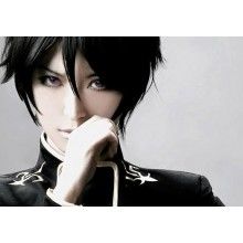 http://shoppingall.biz/cosplay-wig/code-geass-lelouch-wig Black Cosplay Wig, Code Geass Lelouch, Lelouch Vi Britannia, Lelouch Lamperouge, Wigs Cosplay, Black Cosplay, Clothes Aesthetic