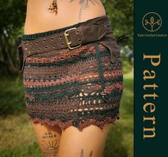 Mini Skirt Pattern, Pixie Skirt, Crochet Boho Top, Crochet Vest Pattern, Festival Skirts, Mode Boho, Gothic Accessories, Vest Pattern, Crochet Vest