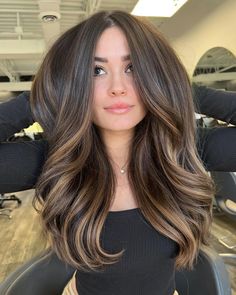 60 Brunette Balayage Looks For Low-Maintenance Glam Hair Color Trends For Brunettes, Brunette Tones, Ash Blonde Hair Balayage, Spring Hair Color Trends, Balayage Blond, Black Hair Balayage, Brown Hair Inspo, Brunette Balayage, Brunette Hair With Highlights