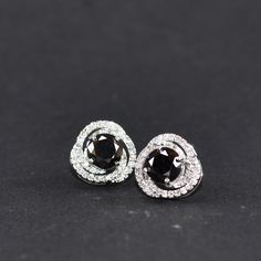 Black Diamond Earrings, Black Diamond Stud Earrings, Stud Earrings, Diamond Earrings, Gift Idea, Diamond Stud Earrings, Gift for her Diri Jewels 1. Product Details ✧ Material : High Quality Solid 925 Sterling Silver ✧ Color Options: 14K Gold, 14K White Gold ✧ Stone Type: Simulated Black Diamond / Simulated Diamond 2.Post Details for Silver purchase:- ✧ Post Type: Standard Butterfly Screw back ✧ Post Length: 10.0MM ✧ Post Gauge/Thickness: 16G / 1.2MM 3. Shipping & Packaging Details ☐ Dispatches i Black Diamond Stud Earrings, York Outfits, Stud Earrings Diamond, Black Diamond Earrings Studs, Black Diamond Studs, Black Diamond Earrings, Shipping Packaging, Earrings Diamond, White Gold Earrings