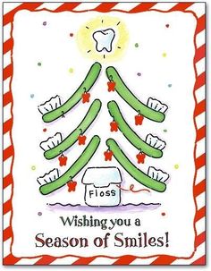 Wishing you a Season of Smiles! Dental Hygienist School, Christmas Dental