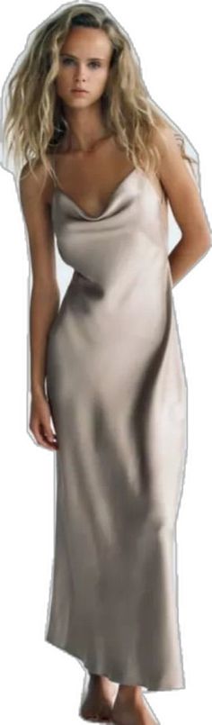 Elegant Beige Midi Dress By Zara, Elegant Knee-length Zara Mini Dress, Elegant Knee-length Zara Dress, Elegant Zara Knee-length Dress, Zara Elegant Sheath Midi Dress, Elegant Zara Sheath Midi Dress, Elegant Zara Satin Mini Dress, Elegant Silk Dresses By Zara, Elegant Zara Satin Slip Dress