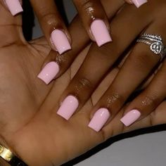 Acrylic nails with ring Short Acrylic Nails Simple Color, Cute Nails Acrylic Short Pink, Short Cute Simple Nails, Off Pink Nails, Buddhist Symbols Tattoos, Nail Ideas Acrylic Simple, Cute Short Simple Nails, Classy Baddie Nails Short, Cute Simple Pink Nails