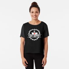 Promote | Redbubble Dino Skeleton, Chiffon Top Designs, I Love Music, Yoga Shirts, Chiffon Top, Shirts With Sayings, American Football, Black Lives Matter, Chiffon Tops