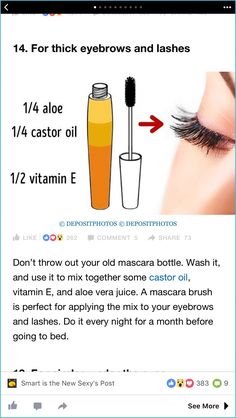 Lash Serum, Makijaż Smokey Eye, Skin Care Remedies, Beauty Recipe, Diy Skin Care, Diy Skin, Healthy Skin Care