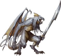 Fantasy Demon, Evil Demons, D D Monsters, Dnd Monsters, Mythical Creatures Art