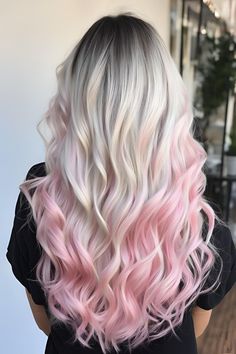 Pale Skin Pink Hair, Cool Hair Color Ideas For Blondes, Hair Color Pastel Pink, Blond And Pink Hair, Hair On Brown Skin, Tan Skin Natural, Pastel Hair Colors