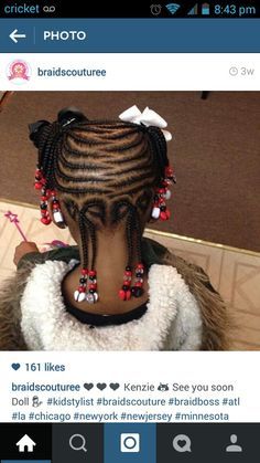 Cute Cornrows, Kid Hair, Cute Quick Hairstyles, Promote Hair Growth, Natural Hairstyles For Kids, Kids' Braids