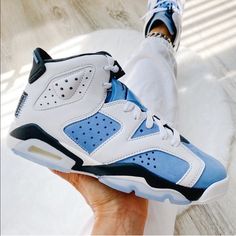 Nike Air Jordan 6 Retro Sneakers New With Box Size 4.5y - Women’s 6 Jordan Air 6 Retro, Jordan 6 Outfit Woman, Air Jordan 6 Retro, Nike Air Jordan 6, Jordan 6 Retro, Air Jordan 6, Jordan 6, Stylish Baby, Retro Sneakers