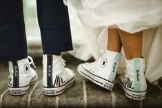 #Mr&Mrs #Married #Matchingshoes I Do Converse, Wedding Chuck Taylors Brides, Matching Wedding Converse, Custom Wedding Converse, Chuck Taylors Wedding, Matching Converse, Wedding Tennis Shoes