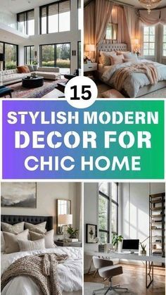 the top 15 stylish modern decor for chic home