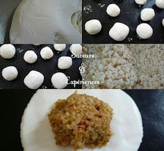 the process of making marshmallows is shown here