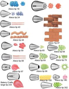 the instructions for how to make cake decorations