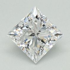 a square cut diamond on a white background