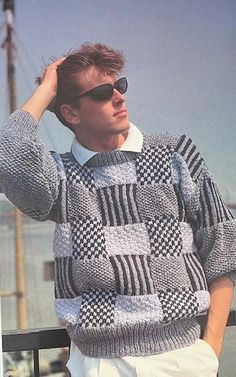 This Patterns & Blueprints item is sold by HeirloomPatterns. Ships from United States. Listed on 28 Aug, 2024 Knitting Patterns For Men, Sweater Outfits Men, Crochet Men, Jumper Knitting Pattern, Aran Sweater, Knit Men, Vintage Knitting Patterns, Men Fashion Casual Outfits, Streetwear Men Outfits