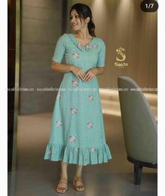 Office Dresses For Women Classy Simple, Cotton Dresses For Summer, Kurthi Models Latest Cotton For Stitching, Set Churidar Designs, Kurthis Models Latest For Stitching, Frock Neck Models, Vichitra Silk Kurti Design, Fancy Kurti Designs Latest Neck Design, Frock Patterns Womens