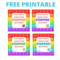 free printables for the year to be poppin with fun