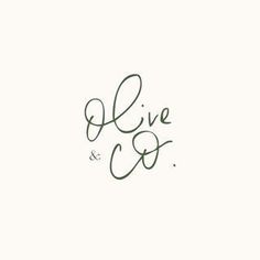 the words alive and co written in cursive writing