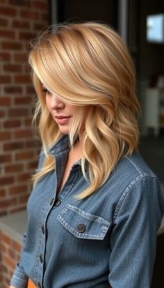 30 Fall Blonde Hair Ideas » DreamingFY Blonde Lobs, Cinnamon Hair Colors, Cinnamon Hair, Fall Blonde Hair, Buttery Blonde, Blonde Hair Ideas, Fall Blonde, Gold Blonde, Honey Blonde Hair