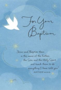 Congratulations On Baptism Quotes by @quotesgram Baptism Verses, Baptism Quotes, Baptism Greetings, Congratulations Quotes, Adult Baptism, Greeting Words, Baptism Card, Baby Thank You Cards, Baptism Cards