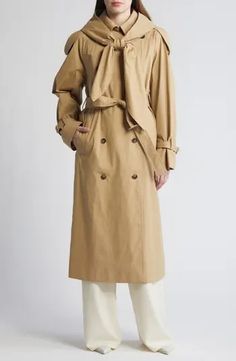 Discover great products at the best prices at Dealmoon. Hooded Trench Coat. Price:$145.00 at Nordstrom Hooded Trench Coat, Sleeveless Sweater Dress, Stine Goya, Pretty Skirts, Coats Women, Double Breasted Trench Coat, The Best Summer, Denim Shirt Dress