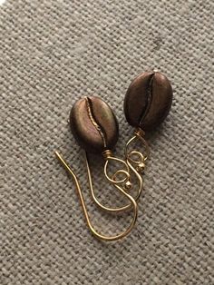 Handmade Coffee Colored Jewelry For Gifts, Handmade Coffee-colored Jewelry For Gift, Gift Copper Earrings With Gold Beads, Gold Beaded Copper Jewelry Gift, Earrings Coffee, Headband Diy, Coffee Lovers Gift, How To Order Coffee, Diy Headband