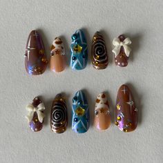 Howdy! This set is for all my southern sweethearts! Pop on these nails and blast Jolene!! Dolly would be proud! Every set is custom made to order with no returns! Cowboy Carter Nails, Chrome Cowgirl, Cowgirl Nails Designs, Cowgirl Nails, Nessa Nails, Cowboy Nails, Love Stick, Gel Press On Nails, Eye Ball