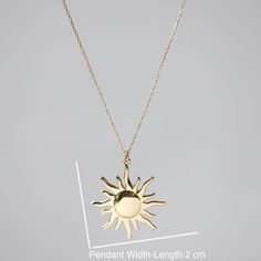 14K Solid Gold Star Sun Layered Charm Statement Necklace Friendship Pendant Chain Good Luck Sunshine Gift For Women Monsini Jewelry NoelGift ❤❤【Materials & Specifications】❤❤ - 14K Gold Charm Necklace -Gold Color Options Rose Gold, Yellow Gold, White Gold Pendant Width:2.00cm (0.78in) Pendant Length:2.00cm (0.78in) 💕💕【Available in 4 different chain lengths】 42 cm (16.5 in) 44 cm (17.3 in) 46 cm (18.1 in) 48 cm (18.8 in) ❤❤Good Vibes Only❤❤ Every day has something to celebrate. wear your nec Celestial Pendant Necklace With Delicate Chain, Gold Plated Star-shaped Jewelry With Adjustable Chain, Gold Plated Star Jewelry With Adjustable Chain, Gold-plated Star-shaped Jewelry With Adjustable Chain, Yellow Gold Star Necklace With Adjustable Chain, Elegant Star-shaped Chain Jewelry, Gold Star-shaped Jewelry With Adjustable Chain, Celestial Yellow Gold Charm Necklace With Adjustable Chain, Yellow Gold Star Necklace With Clavicle Chain