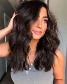 Hair Color For Green Eyes, Natural Dark Hair, Rich Brown Hair, Hair Colour For Green Eyes, Cool Blonde Hair Colour, Brown Hair Inspiration, The Best Hair Color, Mocha Hair, Dark Brunette Hair