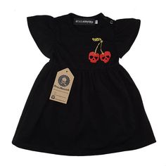 Cotton Dresses With Graphic Print In Cute Style, Cute Summer Dresses With Graphic Print, Casual Short Sleeve Halloween Dress, Casual Cotton Cherry Print Dress, Casual Cotton Dresses With Cherry Print, Casual Cotton Dress With Cherry Print, Casual Cherry Print Dress, Cute Cotton Cherry Print Dresses, Cute Cherry Print Cotton Dress