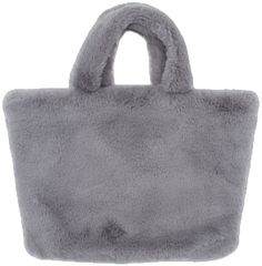 Casual Soft Bags For Winter, Casual Everyday Fluffy Bags, Casual Fluffy Bags For Everyday, Trendy Winter Shoulder Bag With Faux Fur Lining, Winter Fluffy Tote Bag, Chic Faux Fur Bags For Winter, Winter Faux Fur Bag With Plush Lining, Rectangular Faux Fur Winter Bag, Casual Winter Bags With Plush Lining