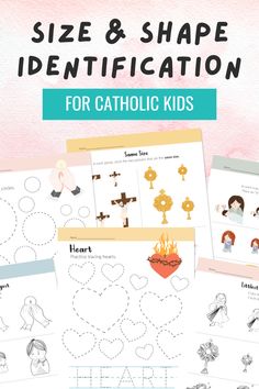 the printable worksheet for catholic kids to learn how to make their own symbols