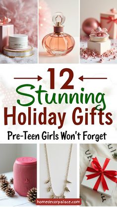 Make their holiday magical with these 12 unforgettable gifts for pre-teen girls. From creative sets to unique keepsakes, find inspiration to make this Christmas extra special. #HolidayGiftGuide #PreTeenGifts #ChristmasMagic Holiday Gifts, Christmas, Gifts