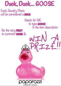 a pink rubber duck with a tiara on it's head and words written below