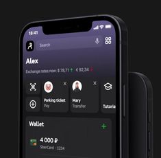 an iphone with the alx app displayed on it