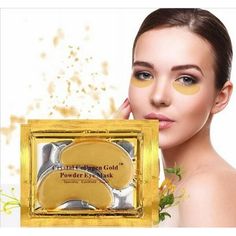 Description: With high-density plant Gold collagen and transparent mask releasing technology The VeniCare Gold collagen Eye mask will gradually dissolved under body temperature and permeate quickly into the skin, providing the nutrients and moisture needed. The thickness of which will then be reduced from 2mm to 1mm. Directions: Cleanse and dry your face Peel off the plastic from the eyepatch Place the patches below the eye USE 2-3 times a week, Wear about 30 mins Remove the patches, DO NOT reus Dark Circles Makeup, Under Eye Patches, Gold Eye Mask, Scalp Treatments, Under Eye Mask, Collagen Mask, Spa Equipment, Remove Dark Circles, Skin Care Wrinkles