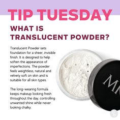 When you think about translucent powder, you probably think about using it to set your makeup. But did you know there are other ways you can use it? Talk about a multi-use product! 🙌 Mary Kay Tuesday Tips, Mary Kay Tuesday, Mary Kay Translucent Powder, Mary Kay Director, Mary Kay Facebook Party, Mary Kay Facebook, Timeless Makeup, Mary Kay Foundation, Trending Makeup