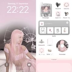 Blackpink Theme Phone, Soft Pink Homescreen, Ios14 Wallpaper, Home Screen Layout, Iphone Home Screen, Iphone Theme, Iphone Wallpaper Ios