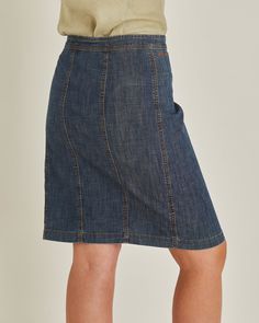 A timeless piece that effortlessly blends the best of Y2K style with contemporary chic. This skirt features a distinctive front zip that opens from both ends, adding a playful and functional twist to your outfit. The classic denim fabric offers comfort and durability, making it the perfect choice for any casual occasion. Pair it with a crop top and chunky sneakers for a throwback look, this skirt is your key to effortlessly stylish versatility. Elevate your wardrobe with a touch of Y2K nostalgia Workwear Mini Skirt With Zip Fly, Casual Fitted Skirt With Zip Fly, Fitted Knee-length Denim Skirt With Pockets, Dark Wash Cotton Skirt With Button Zip Fly, Denim Blue Pencil Skirt With Pockets, Spring Workwear Skirt With Zip Fly, Fitted Denim Skirt With Zipper Closure, Fitted Casual Denim Skirt With Zipper Closure, Casual Fitted Denim Skirt With Zipper Closure