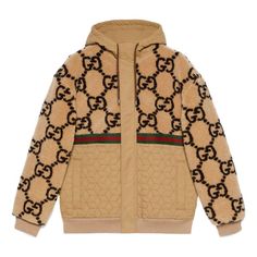 Gucci GG Jacquard Jacket 'Beige Ebony' 706419-XJETL-2066 Jacquard Jacket, Jacket Beige, Fashion Performance, Stylish Sneakers, Perfect Pair, Your Perfect, Gucci, Sneakers