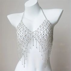 Sexy Sparkling Mesh Crystal Bra Chain Jewelry Women's Fashion Luxury Ball Party Rhinestone Bra Chain Jewelry Body Jewelry Item Type: Body Jewelry Material: Rhinestone Style: Cute/Romantic Body Jewelry Type: Retainers & Hide-it Jewelry Choice: yes Glamorous Festival Body Jewelry With Crystal, Glamorous Crystal Body Jewelry For Festivals, Glamorous Festival Body Jewelry In Crystal, Glamorous Festival Crystal Body Jewelry, Glamorous Rhinestone Body Jewelry For Festivals, Festival Crystal Body Jewelry With Rhinestones, Crystal Body Jewelry With Rhinestones For Parties, Silver Beaded Body Jewelry For Party, Summer Party Body Jewelry With Rhinestones