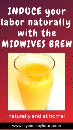 pregnant woman trying to naturally induce labor with the midwives brew