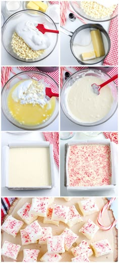 the process for making marshmallows is shown here