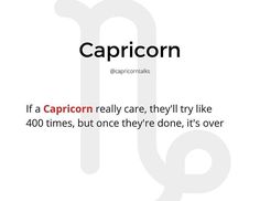 the words capricorn are written in black and white